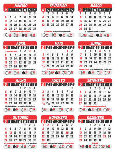 Calendário de Reuniões